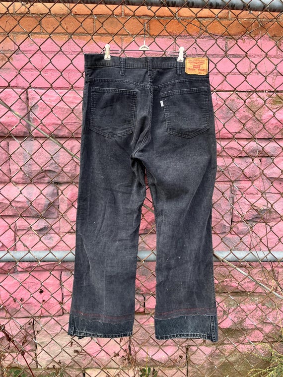 Vintage 1970s 1980s Black Levi’s 517 1517 Corduro… - image 2