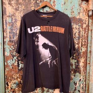 Vintage 1990s U2 Rattle And Hum T Shirt  M/L