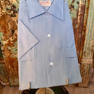 Vintage NOS 1960s Gates Mills Loop Collar Shirt Small