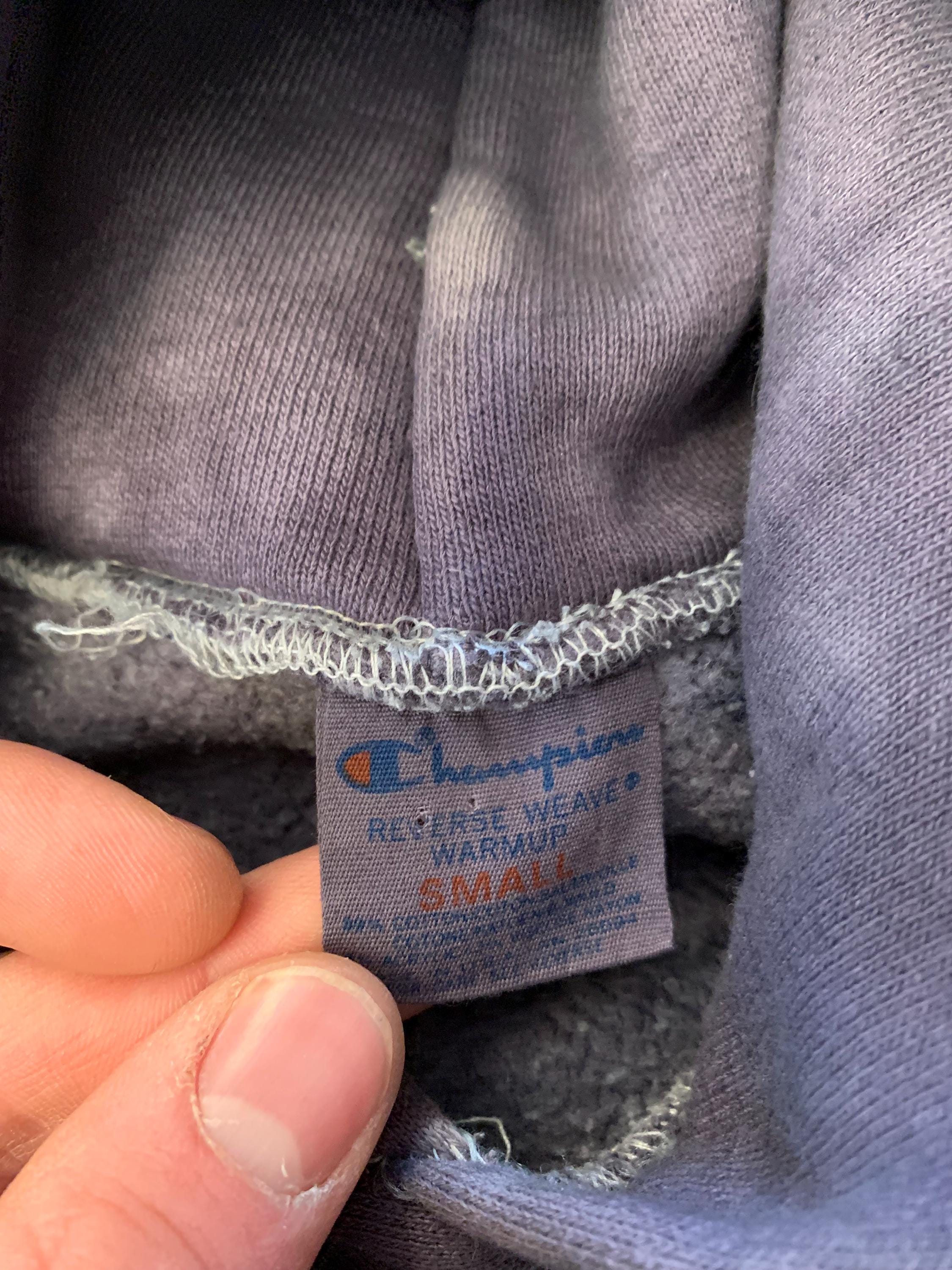 Vintage 1980s Champion Reverse Weave Dartmouth Overdyed Hoodie S/M