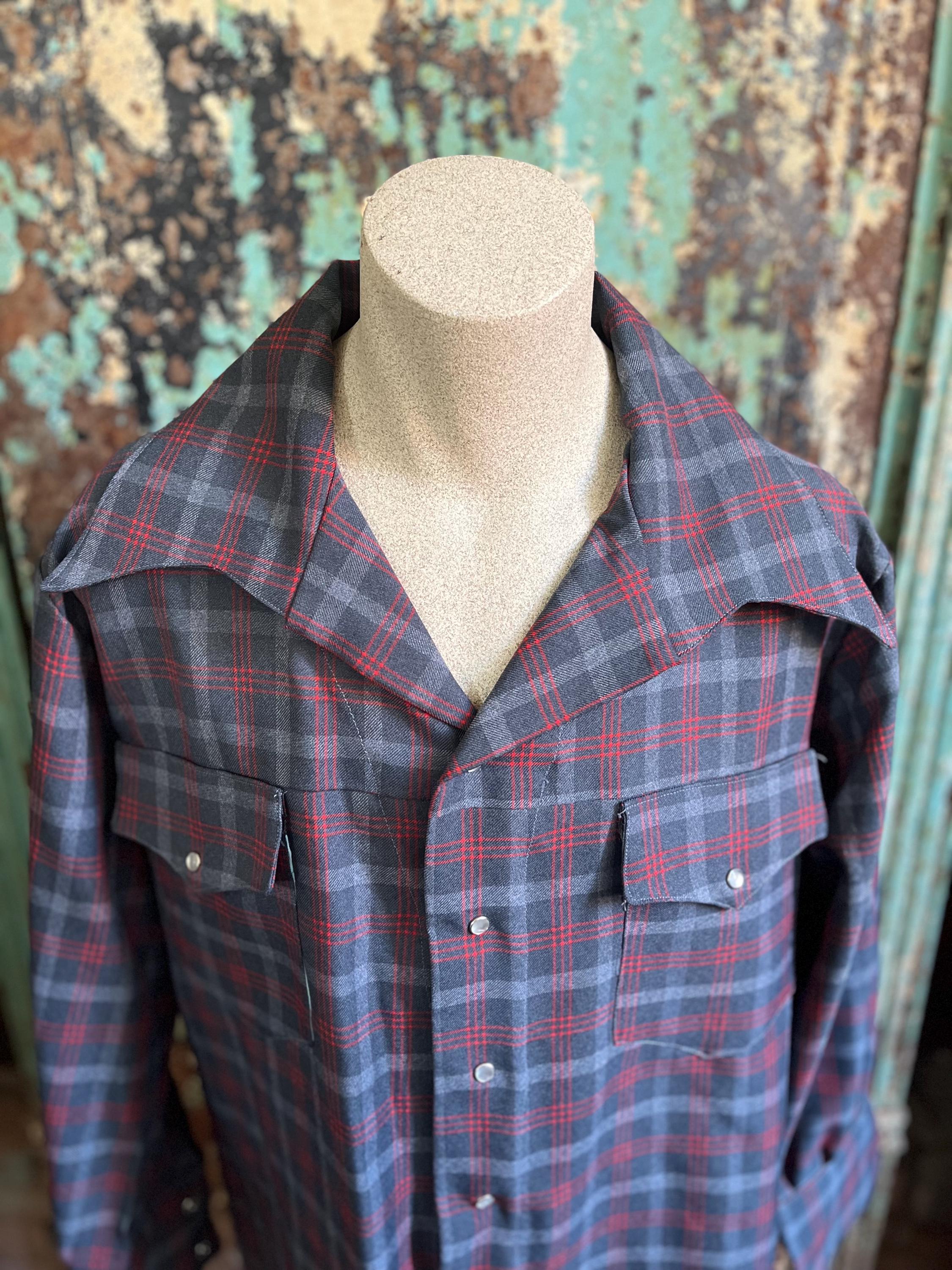 Vintage 1970s Dark Plaid Pearl Snap Leisure Suit Jacket XL - Etsy