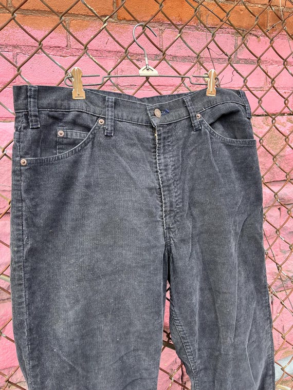 Vintage 1970s 1980s Black Levi’s 517 1517 Corduro… - image 3