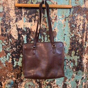 Vintage Coach Brown Crossbody Bag 9872 Tribeca Shoulder Bag