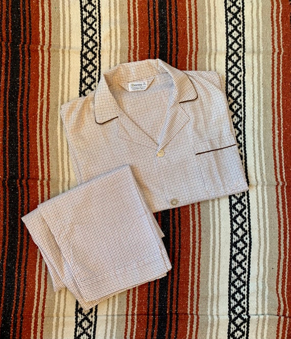XL Vintage 1960’s Pajama Set Sleepwear