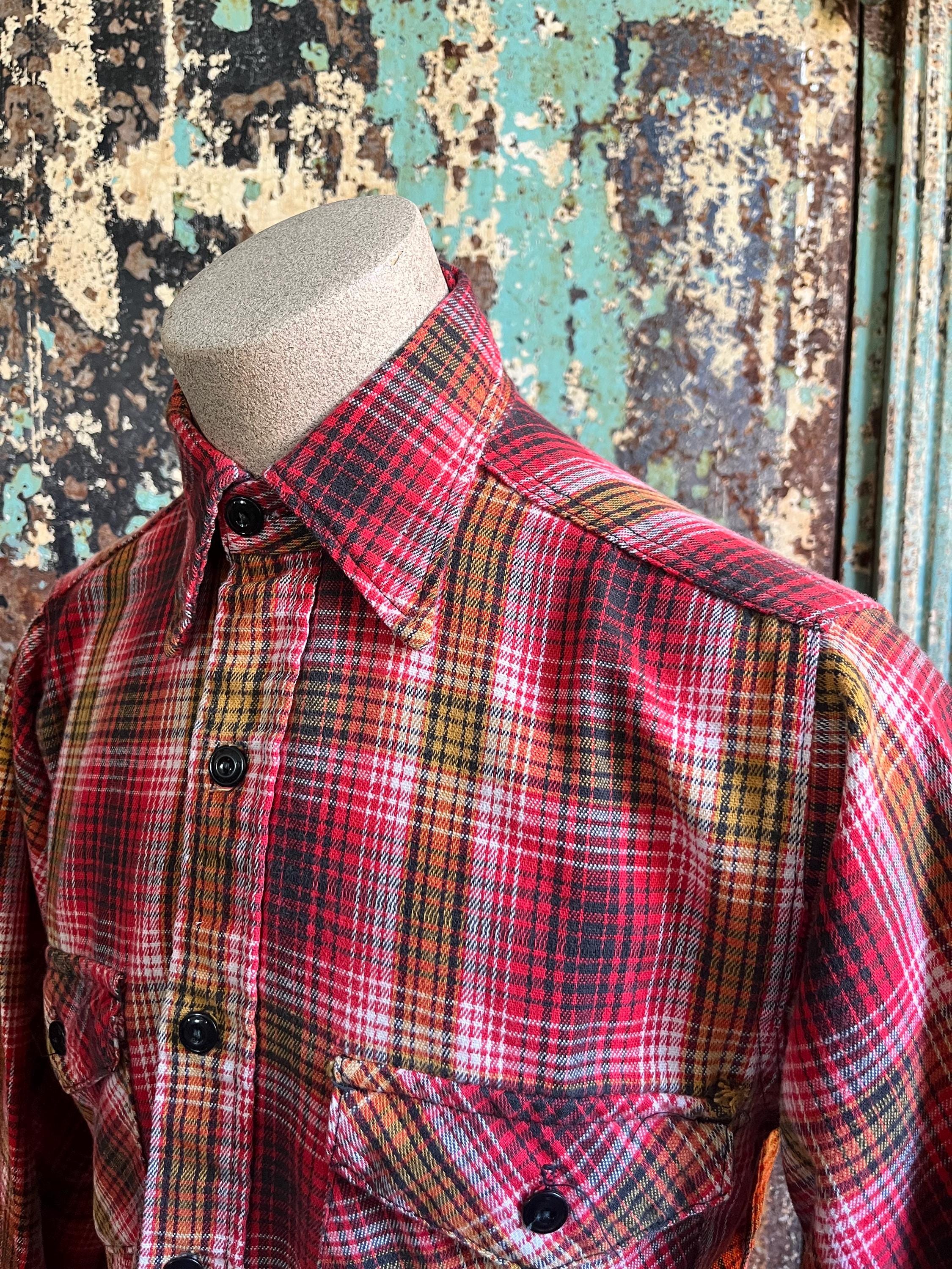1940s Flannel Shirt - Etsy