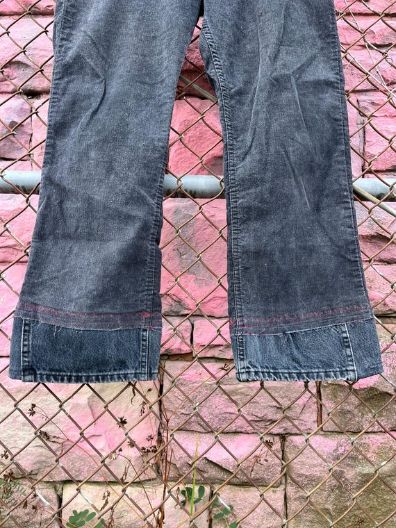 Vintage 1970s 1980s Black Levi’s 517 1517 Corduro… - image 4