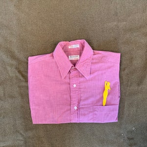 Vintage English Chambray Short Sleeve Shirt