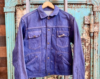 Vintage Penney's Foremost Selvedge One Pocket Denim Jacket SZ L - Etsy