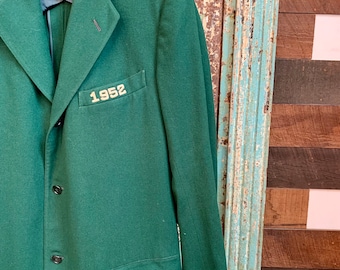 Vintage 1950s Dartmouth College Green Sports Coat Size 40