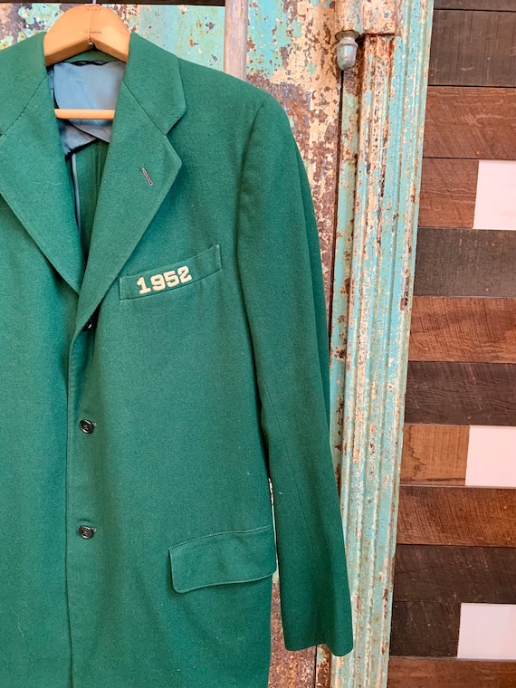 Vintage 1950s Dartmouth College Green Sports Coat… - image 1