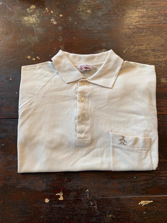Munsingwear 10 YEARS POLO SHIRTS LL ホワイト Munsingwear Grand Slam Penguin Men's Polo Shirt Ivory Long