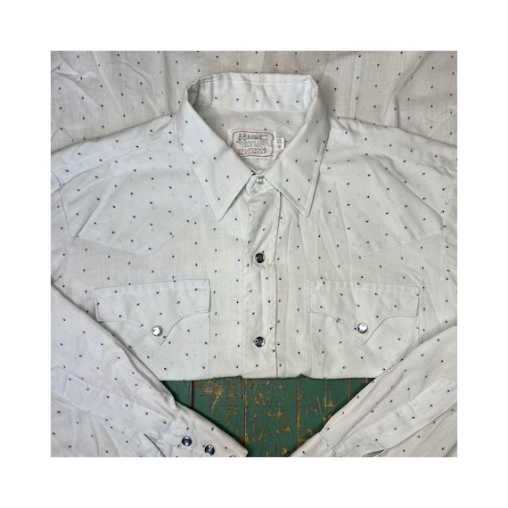 1970s 1980s H Bar C Western Shirt Medium