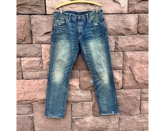 RRL Slim Fit Faded Jeans 37x30