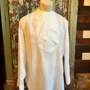 1920s style dress shirt Collar Bar Shirt 1920s French Cuff Mustard Tartan Plaid FRV4156P2 16.5/36/37 Mustard