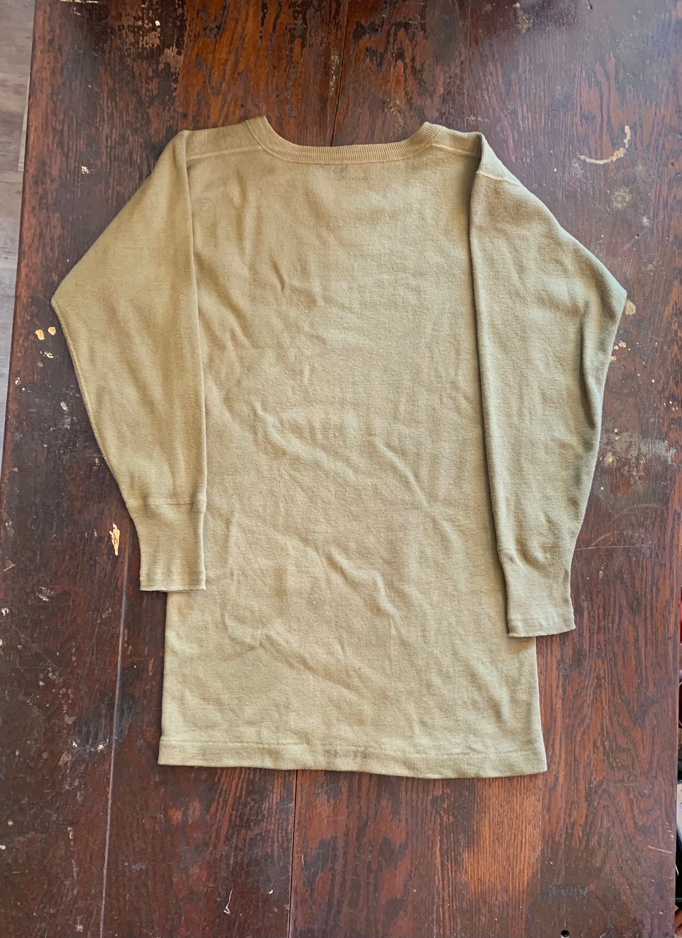 Vintage 1940s 1950s Olive Military Thermal Undershirt Small - Etsy