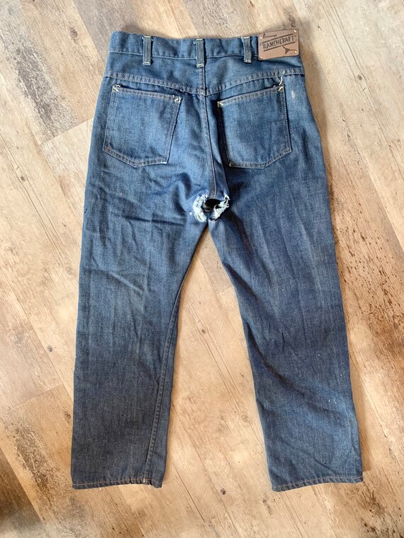 28x26 Vintage 1960’s 1970’s Ranchcraft Jeans - image 3