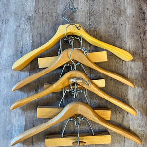 Vintage Wood Hangers - Etsy