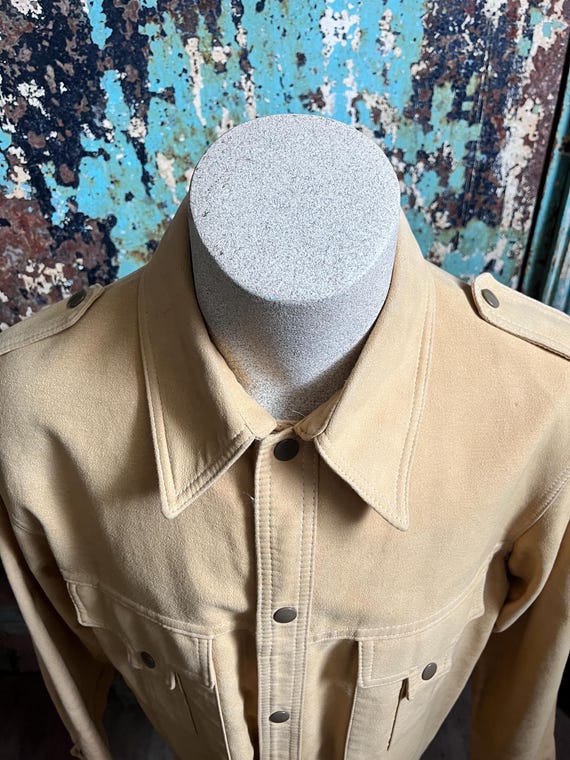 全国送料無料ギフト Front Button Knapp Fox 1950s Vintage Long Large Shirt Sleeve トップス