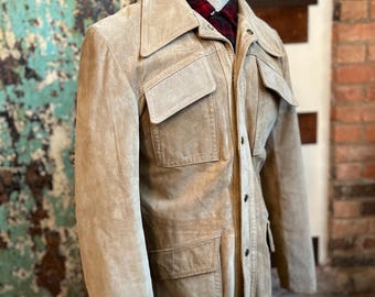 1970s El Toro Bravo Western Suede Jacket - Etsy