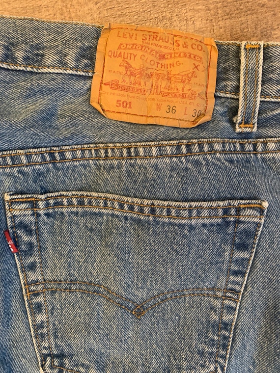 36x30 Vintage 501 Levi Jeans - image 3