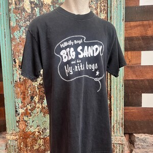 Vintage 1990s Big Sandy and The Fly Rite Boys Rockabilly T Shirt Large