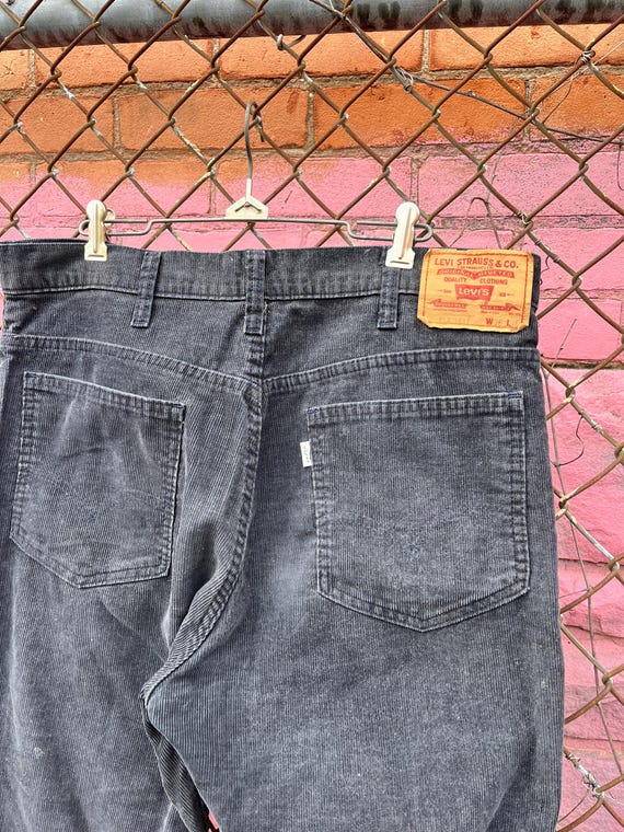 Vintage 1970s 1980s Black Levi’s 517 1517 Corduro… - image 5