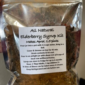 All Natural Elderberry Syrup Kit
