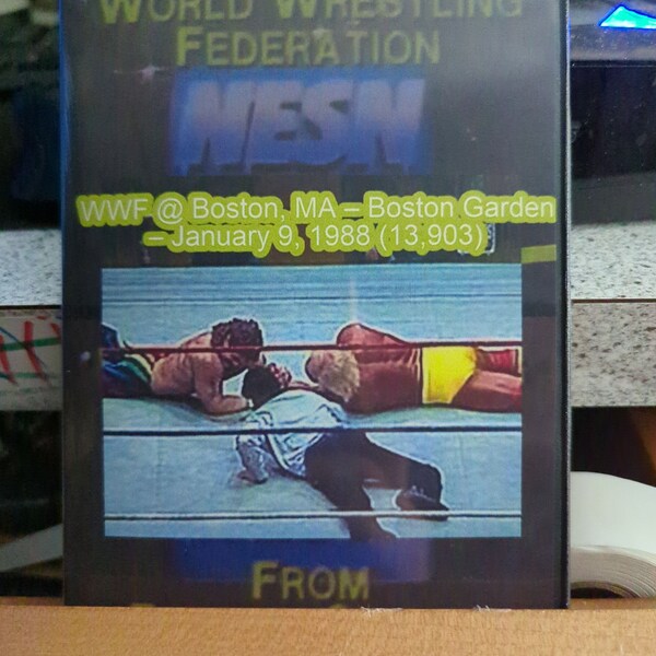 WWF Boston Garden 01-09-1988 Pro Wrestling dvd