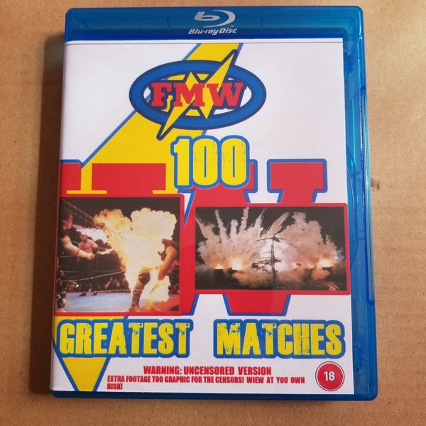 Top 100 Matches in FMW History four disc Blu-ray set Pro Wrestling