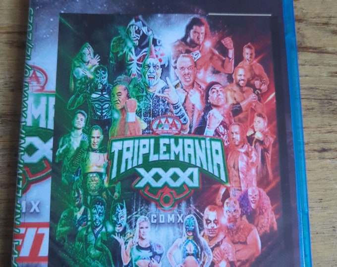AAA Triplemania Mexico City 2023 Pro Wrestling Bluray Etsy