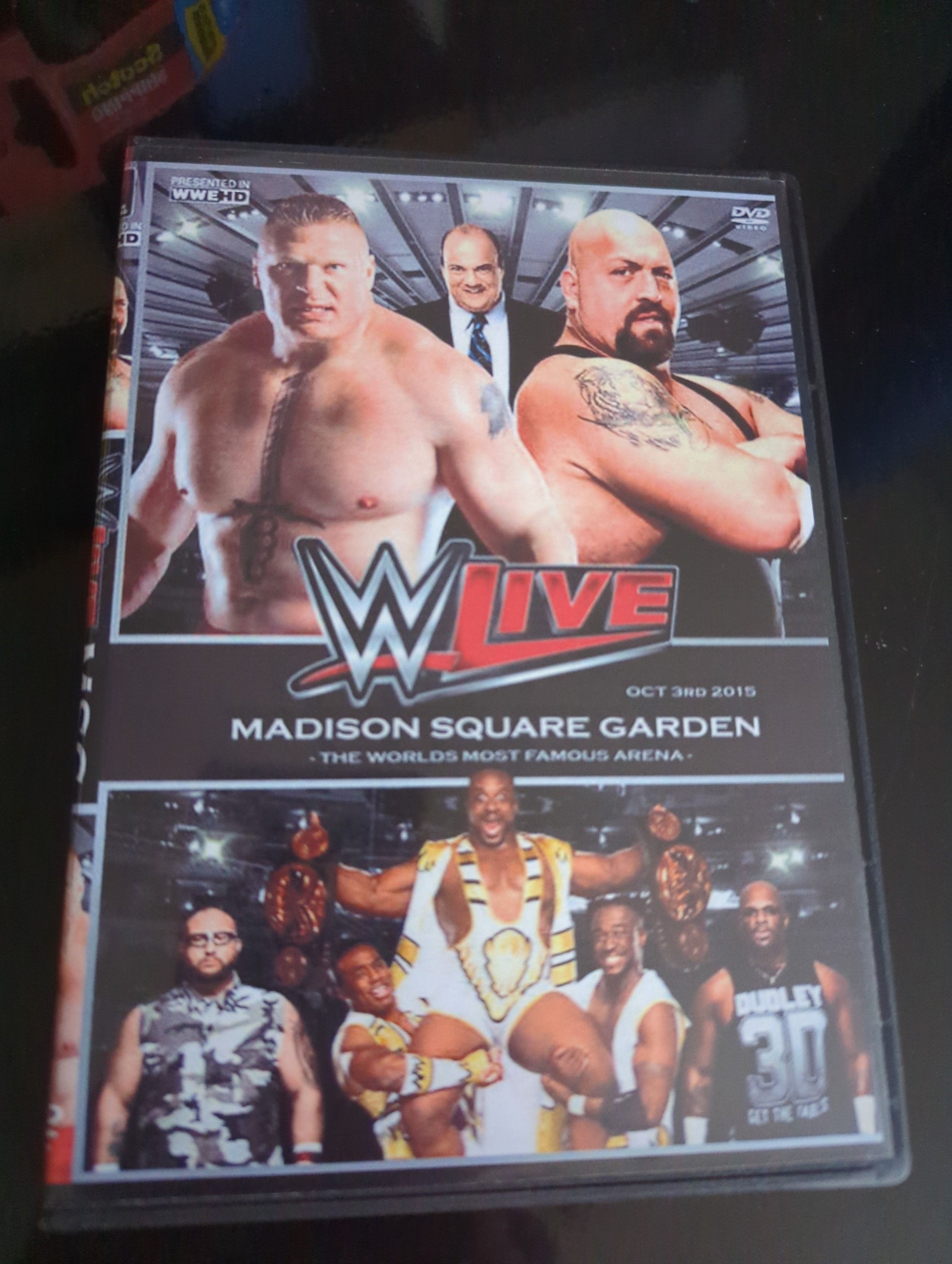 WWE Live From MSG 2015 Pro Wrestling Dvd