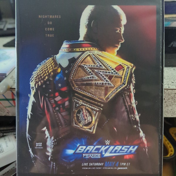 WWE Backlash 2024 Pro Wrestling dvd