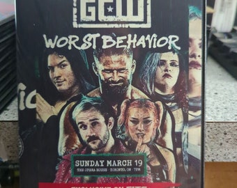 GCW Worst Behavior 2023 Pro Wrestling dvd
