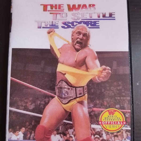 WWF The War to Settle the Score Pro Wrestling dvd