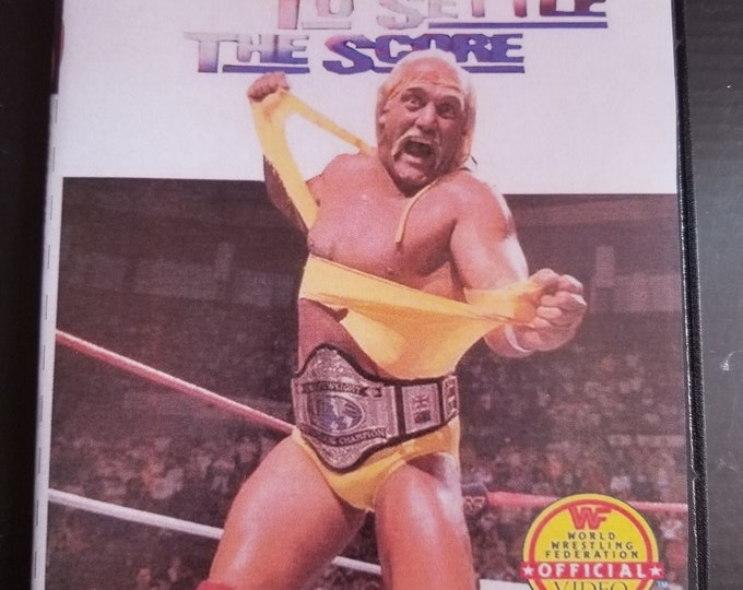 WWF the War to Settle the Score Pro Wrestling Dvd Etsy