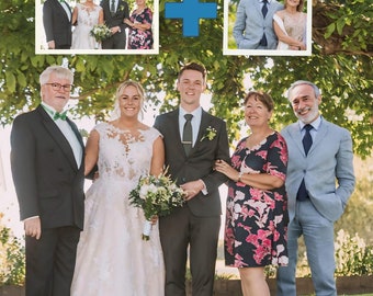 Add Person To Photo, Add Deceased Loved One To Picture, Merge Photos, Loss Of Loved One, Realistic Merge Of Different Photo, Combine Photos