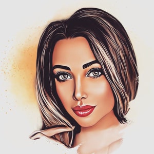 Cartoon Portrait From Photo, Social Media Profile Picture, Cartoon Me, Cartoon Selfie, Personalized Portrait From Photo, Cartoon Logo image 4