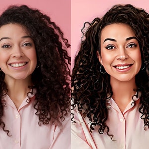 Portrait Custom, Custom Art, Cartoon Your Selfie, Cartoonized Yourself, Cartoon Portrait From Photo, Digital Art, Cartoonized Your Profile