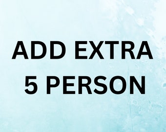 Add Extra 5 Person