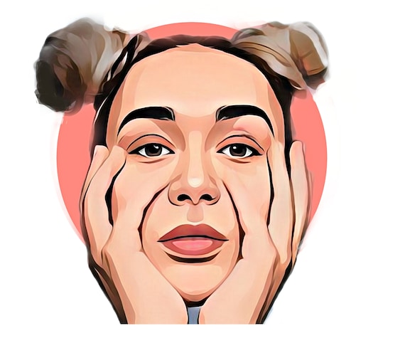 Custom Cartoon Portrait from Photo: Fun Digital Avatar (24 Hour Delivery)