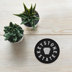 Keystone State Patch (Iron-On, Sew-On, Safety Pin)