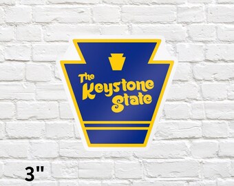 Keystone State Transparent Vinyl Decal
