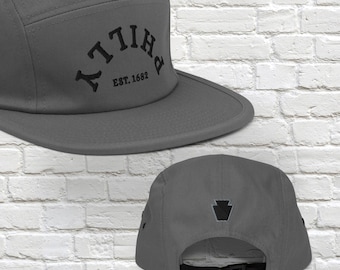PHL 1682 Jockey Camper Cap (Black/Gray)