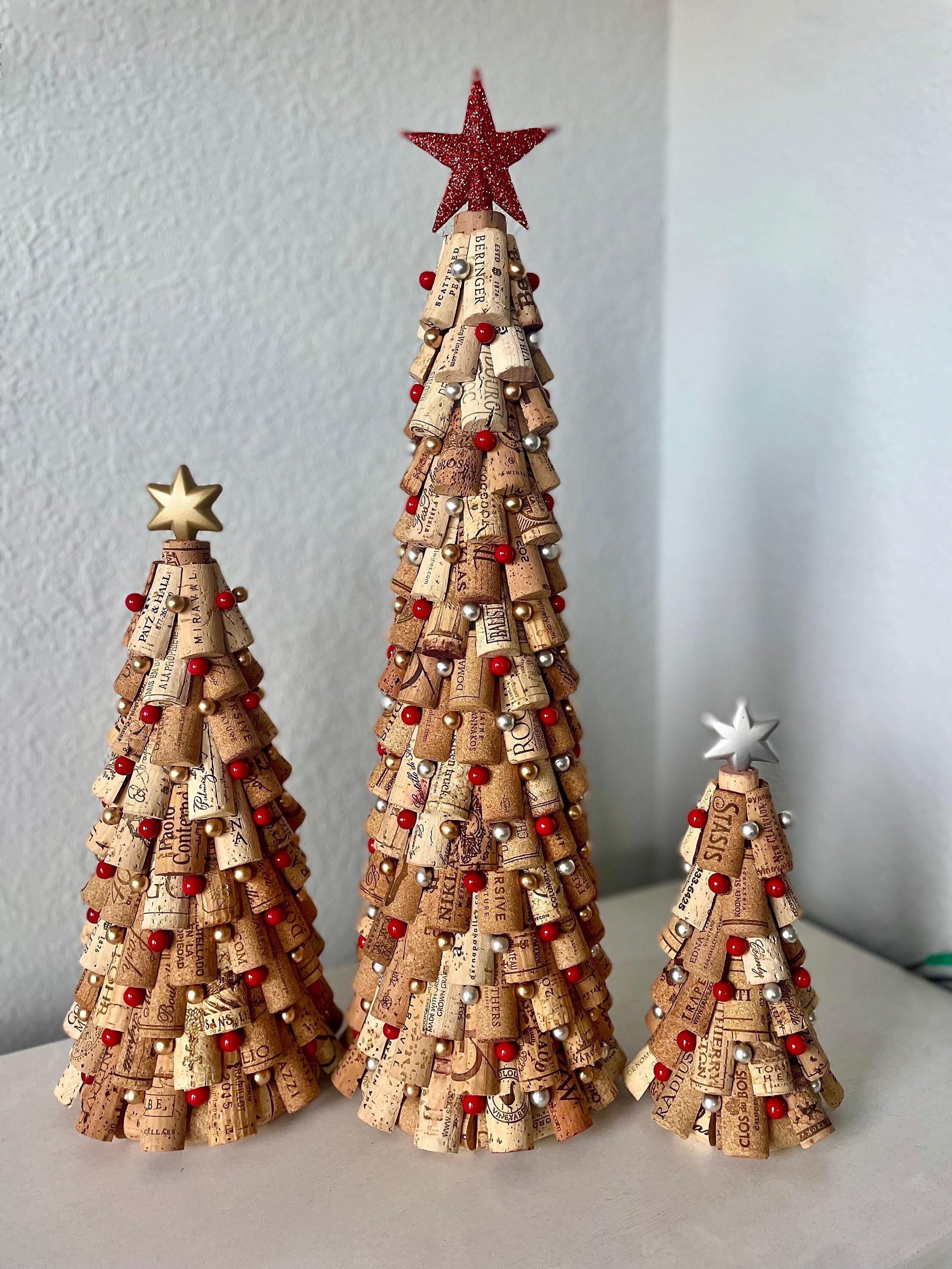 大きなワインコルクのクリスマスツリー - Etsy 日本