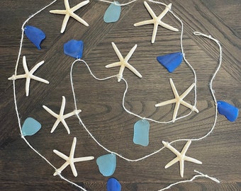 Starfish & Sea Glass Garland