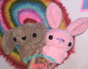Mini bunny pocket pal PDF PATTERN