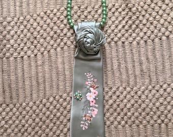 Necktie Necklace “Gentle Reader”