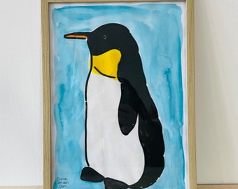 Schilderij pinguïn