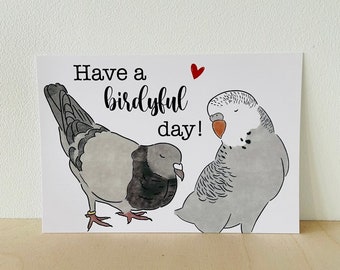 Ansichtkaart "Have a birdyful day!"