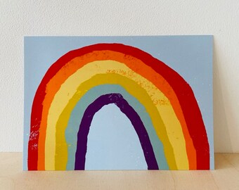 Ansichtkaart regenboog